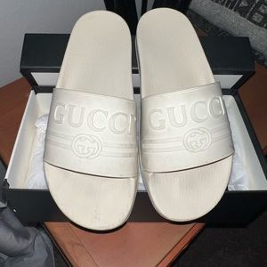 Rubber Gucci slides